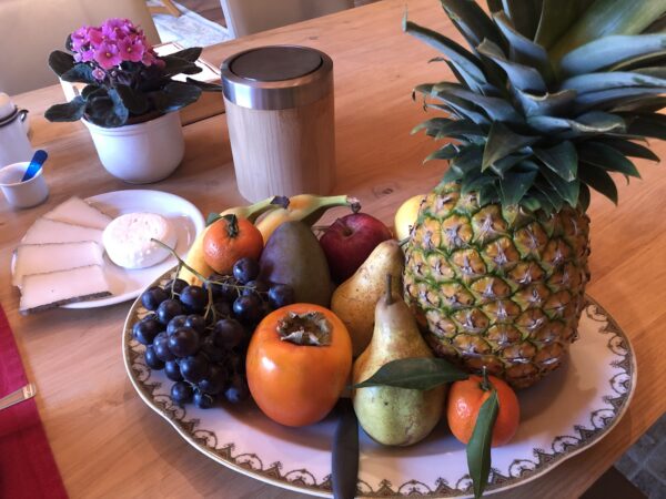 Petit-déjeuner: des fruits